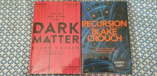 Blake Crouch: Dark Matter & Recursion SIGNED NUMBERED Ltd Edtions Sprayed Edges 2
