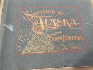 Souvenir Of Alaska And Yukon Territory With Illustrations By E A Hegg 1902.