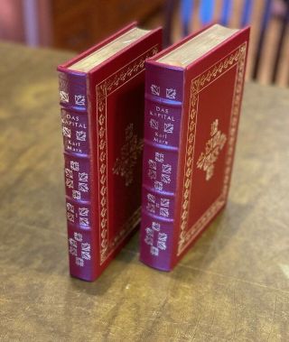 Das Kapital By Karl Marx - 2 - Volume Set - Easton Press Leather Unread