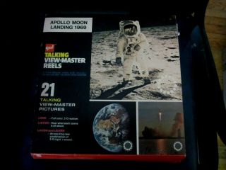Vintage View - Master 3 Picture Reels Of Apollo Moon Landing July 20,  1969