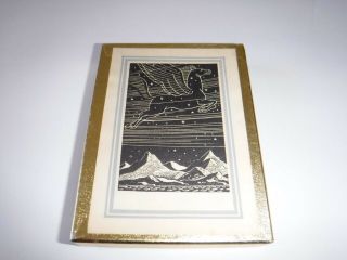 Vintage Pegasus Flying Horse Bookplates Antioch Bookplate Co.