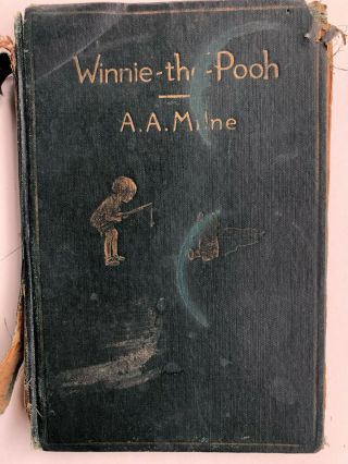 A.  A.  Milne - Winnie The Pooh - 1926 First Edition Rare Hardcover No Dustjacket