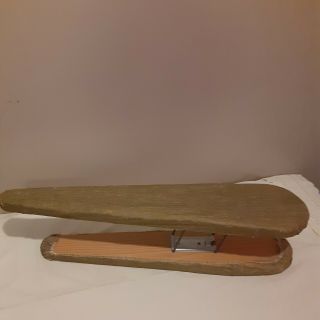 Vintage Folding Dual Sided Sleeve Ironing Board Shirt Press 21 Inches Long