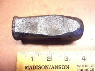 Vintage Small Blacksmith Hammer Head 1 Lb.  5 Oz.  Hand Made Shop Tool 2
