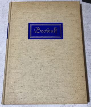 Beowulf Translated By William Ellery Leonard Hardcover Vintage 1939
