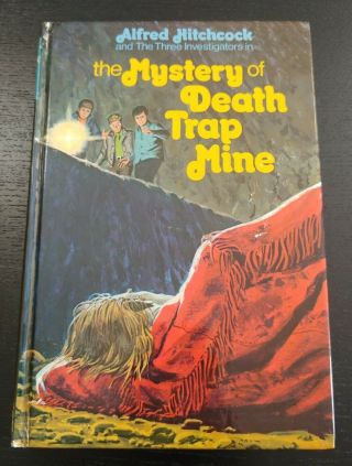 Alfred Hitchcock & Three Investigators 24 Mystery Of The Death Trap Mine Hc 1st