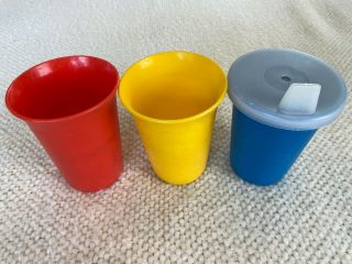 Vintage Tupperware Sippy Cups