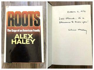 Roots - Alex Haley - Signed - Inscribed - True First Edition/1st Printing - Very Rare
