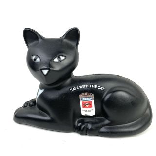 Vintage Eveready Black Cat Advertising Bank 1981 Union Carbide Corp
