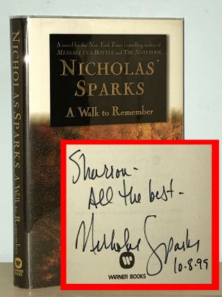 Nicholas Sparks - A Walk To Remember - Signed 1st 1st - Basis Mandy Moore Film