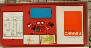 Vintage 1971 Game Of Careers Complete & Parker Brothers In Worn Box