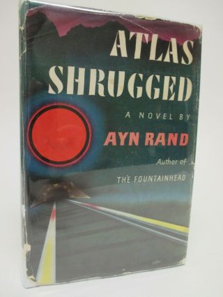 First Ed,  3rd Printing " Atlas Shrugged " Ayn Rand 1957 Hardback Dj / Random House