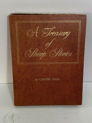 Vintage Carvel Hall 6 Steak Knives Set W/ Box Treasury Of Sharp Stories