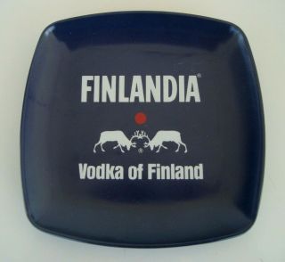 Finlandia Vodka Of Finland Rare Vintage Melamine Advertising Tray By Mebel Italy
