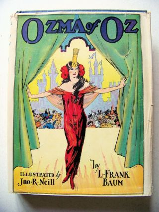 1907 Edition Ozma Of Oz By L.  Frank Baum (vg, ) & W/dust Jacket