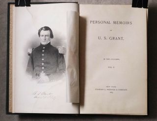 1885 Personal Memoirs Of U.  S.  Grant Volumes 1 1st Edition