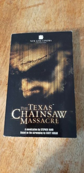 Texas Chainsaw Massacre Rare Oop Novelization Movie Tie In Horror Stephen Hand