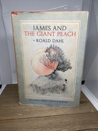 Roald Dahl James And The Giant Peach 1961 W/1st Issue Dj Vg