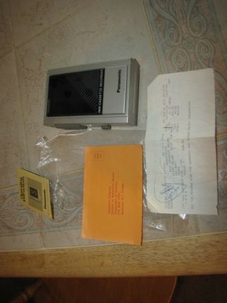 Panasonic Vtg Mini Cassette Recorder Player Rq - 340 Auto Stop Inst