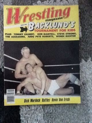 vintage late 1970s - 1980 Ring ' s Wrestling Magazines Pedro Morales near cond. 2