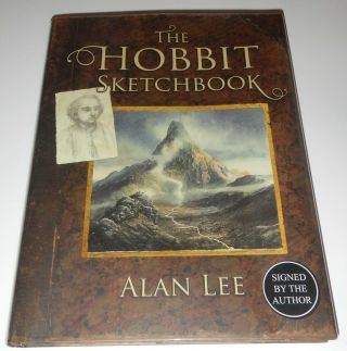 J.  R.  R Tolkien,  The Hobbit Sketchbook,  Signed By Alan Lee,  F/f