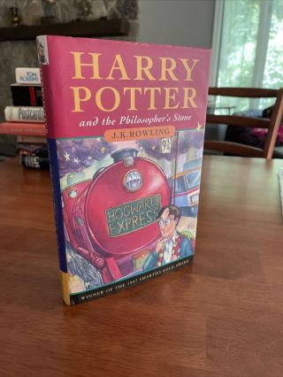 Harry Potter & Philosopher’s Stone J K Rowling 1998 Uk Ts 1st/3rd Hardcover