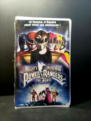 Vintage Vhs French Movie Mighty Morphin Power Rangers The Movie Bn13
