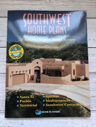 Vintage Southwest Home Plans Book 1996 Architecture 1990 