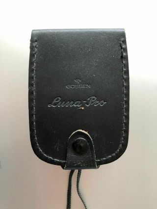 Vintage Gossen Luna Pro CDS Light Meter w/ Case Parts/Repair 3