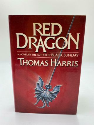 Red Dragon,  Thomas Harris,  First Edition,  First Print,  Hardcover W/dj