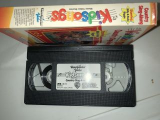 Vintage Kidsongs Country Sing - along VHS Children Educational 3