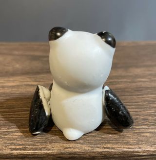 Vintage Bisque Jointed Panda Bear Figurine 3