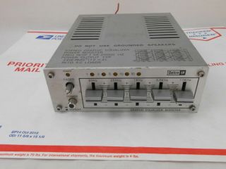Vintage Delco Graphic Equalizer Booster Gm Ac 70s 80s