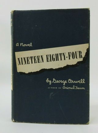 Nineteen Eighty - Four 1984 George Orwell Vintage Hb Book Dj 1949 21st Print