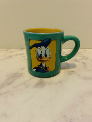 Vintage Disney Donald Duck Coffee Tea Cup Mug Sailor Made In Thailand
