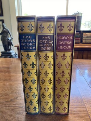 Alexandre Dumas 3 Vols: Three Musketeers,  Twenty Years After,  The Man In Iron Mask