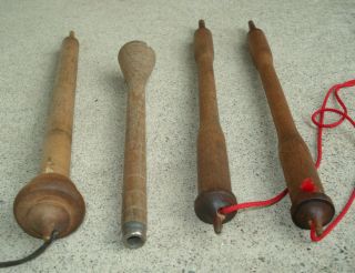 Vintage Wooden Quills Pirns,  Bobbins,  Spinning,  Weaving,  Looms,  Textile Mills