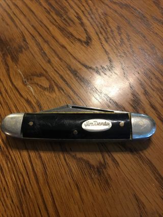 Vintage Jim Dandy Pocket Knife 2 Blade 1 Tool