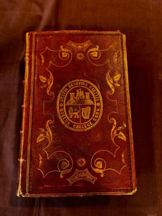 Poetical Of John Milton 1853 Leather Binding Illus