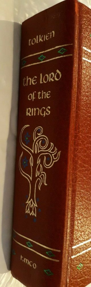 Jrr Tolkien The Lord Of The Rings 1966 Leather Bound Collector 