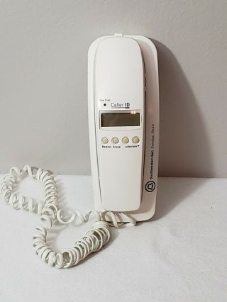 Vintage Southwestern Bell Freedom Phone Fm2552b Caller Id Sleekline White