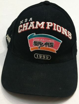 San Antonio Spurs Puma Vintage 1999 Nba Champions Hat Cap Basketball