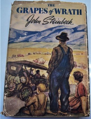 1939 Book The Grapes Of Wrath By John Steinbeck First Edition 7th Printing In Dj