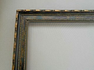 Antique Picture Frame 13 - 1/2 X 10 - 1/2 X 7/8 " Inside 9 " X 12 "