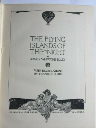 The Flying Islands of the Night by James Whitcomb Riley,  1913 2