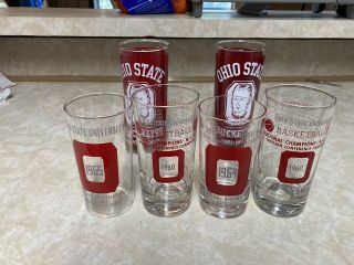 Vintage Ohio State Glasses From The 60s
