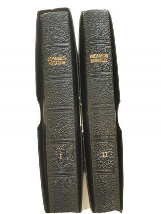 Breviarium Romanum - A Set Of Two Volumes Of The 1961 Pustet Roman Breviary