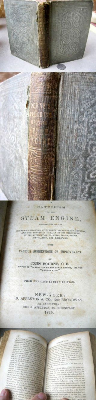 A Catechism Of The Steam Engine,  1849,  John Bourne,  C.  E. ,  1st Ed