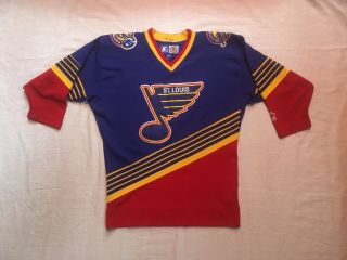 Vintage Nhl St.  Louis Blues Hockey Jersey - Adult S/m - Alternate Logo - Starter