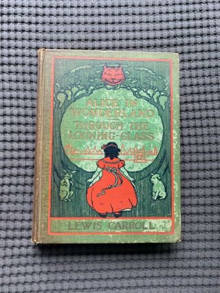 Alice In Wonderland,  Looking Glass,  1900,  1st Color Edition,  B Mcmanus